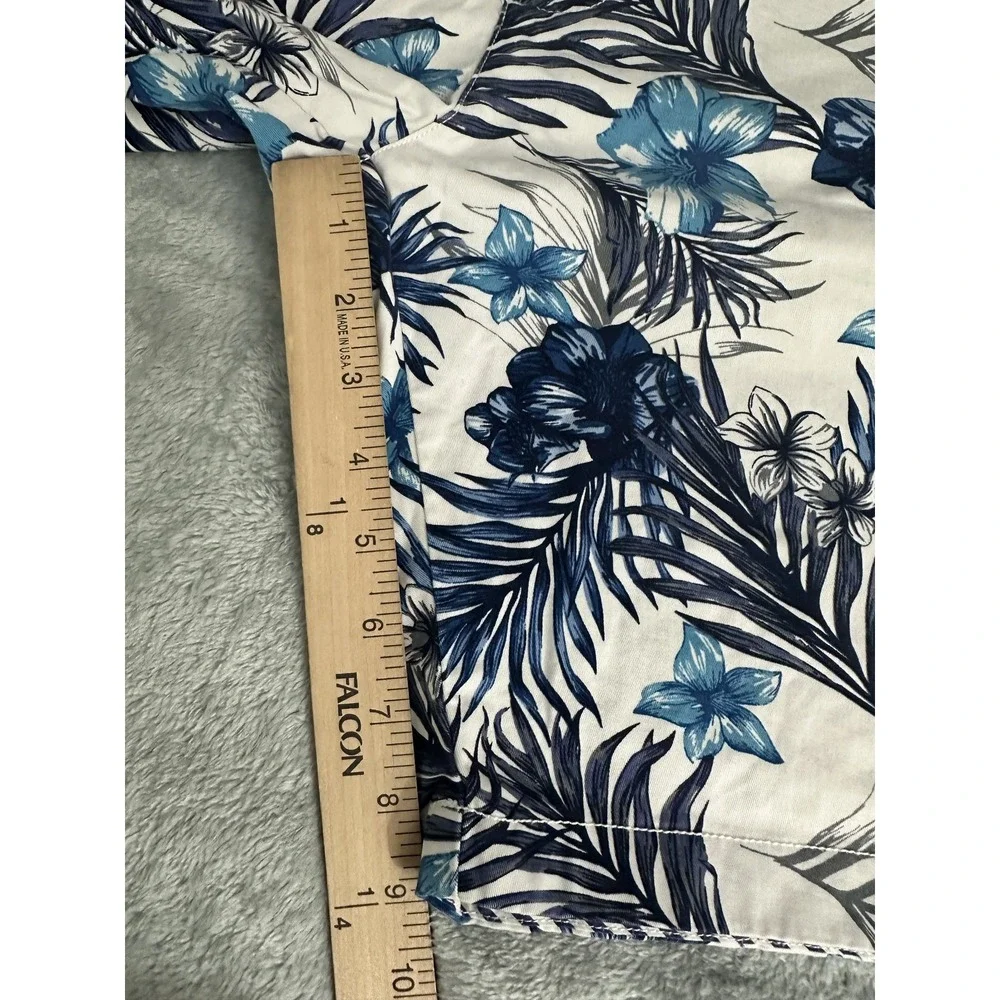 Denim & Flower Shorts Mens 38 Floral Hawaiian Print Casual Summer